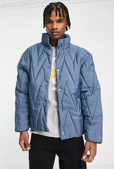 Стеганая куртка, 11133, голубой