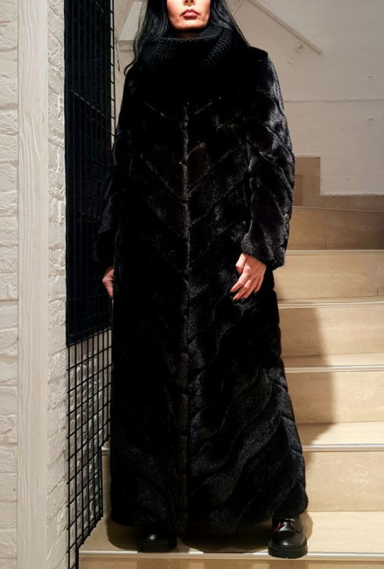 Шуба из норки, Pinko 84995, blackglama