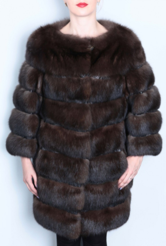 Шуба из соболя, Zodi 82296, naturale канад dark